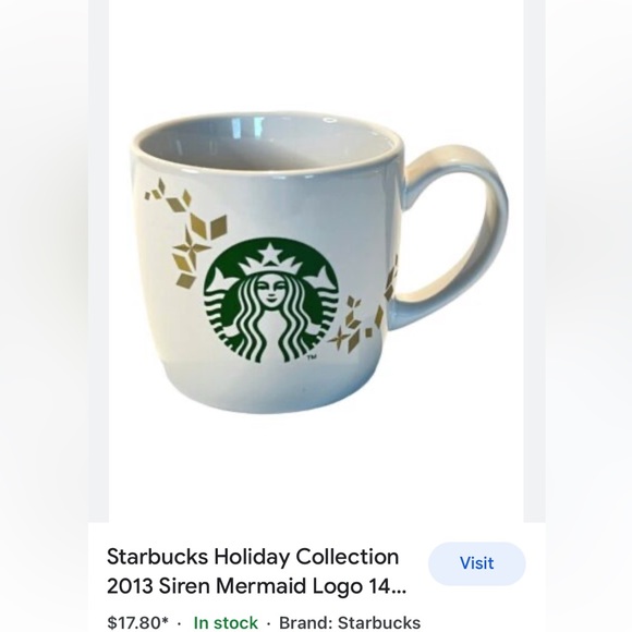 2 Starbucks Holiday collection 2013 mugs - Picture 11 of 13